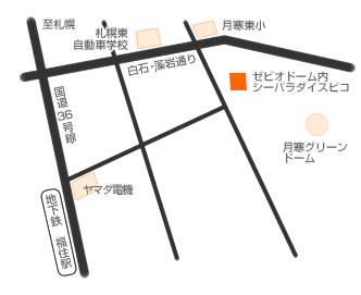 ゼビオ店-地図